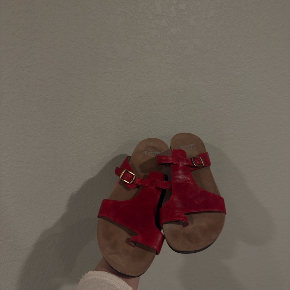 Dansko Women's Sandals in Vibrant Red
